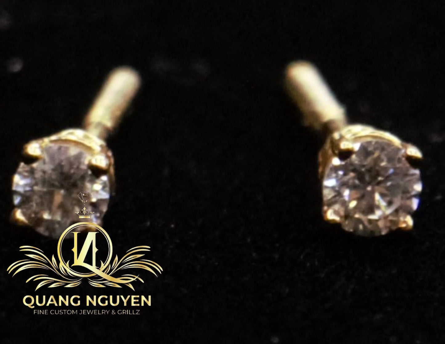 14K YELLOW GOLD 3..0MM VVS LAB/CVD